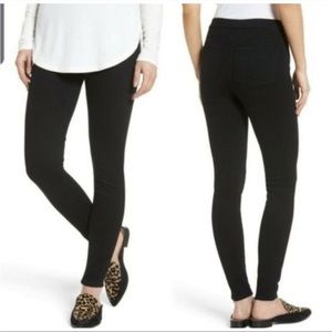 EUC Spanx Jean-ish Leggings in Black, Size Large Tall (29.5” Inseam)